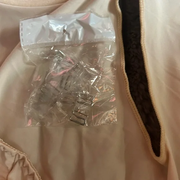 Black One-Piece Swimsuit with White Trim - Picture 8 of 13